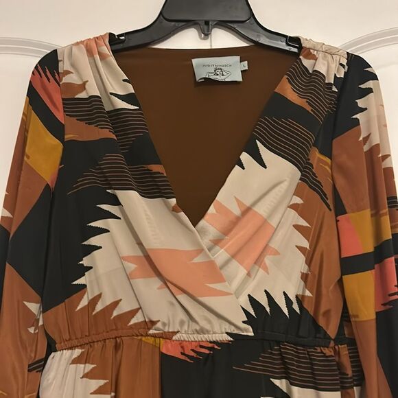 Judith March Dress With Beaded Cuffs Size Large - Picture 3 of 5